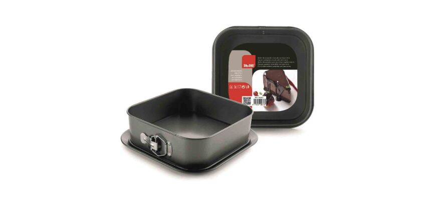 Moule carré à charnière 24 cm - Moka