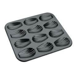 Plaque 12 madeleines - Moka