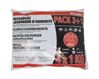 Recharge absorbeur d'humidité sachet 4 x 1kg