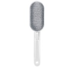 Brosse à vêtements - tête rotative - velour