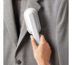 Brosse à vêtements - tête rotative - velour