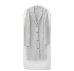 Housse vêtements - Basic - 135 x 60 cm - taille M - gris