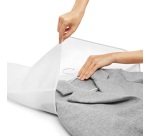 Housse vêtements - Basic - 135 x 60 cm - taille M - gris