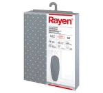 Housse pour table à repasser 130 x 47 cm - Gris & Pois blancs