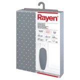 Housse pour table à repasser 130 x 47 cm - Gris & Pois blancs