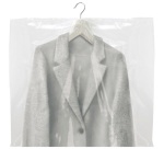 Housse vêtements - anti-mites - taille S et L - transparente - lot de 6 ass