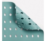 Tapis fond évier anti-dérappant 27,5 x 32 cm, vert d'eau