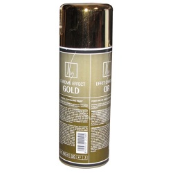 Bombe peinture - effet chromé - 520 mL - or C151