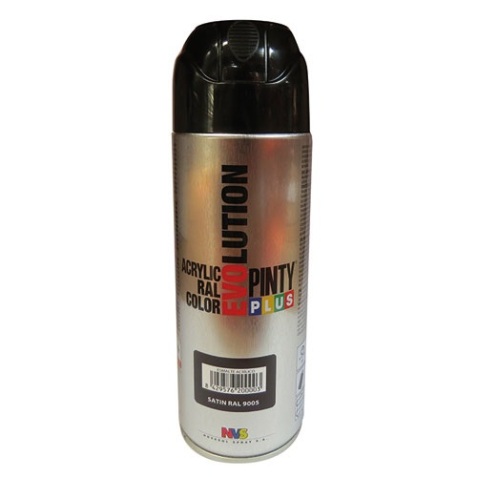 Bombe peinture - plus évolution - noir satin NVS632 - 400 mL