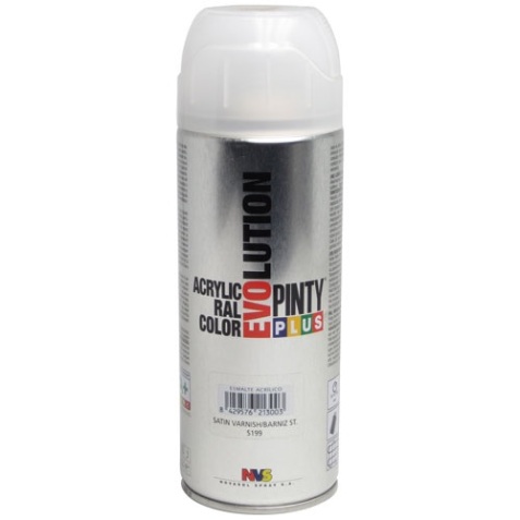 Bombe peinture Pinty plus évolution satin - 400 mL - incolore