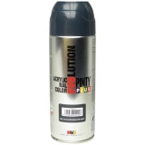 Bombe peinture brillante - gris RAL7016 - 400 mL
