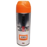 Bombe peinture brillante - orange pastel RAL2003 - 400 mL
