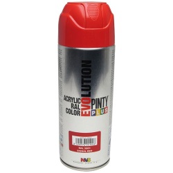 Bombe peinture brillante - rouge RAL3001 - 400 mL