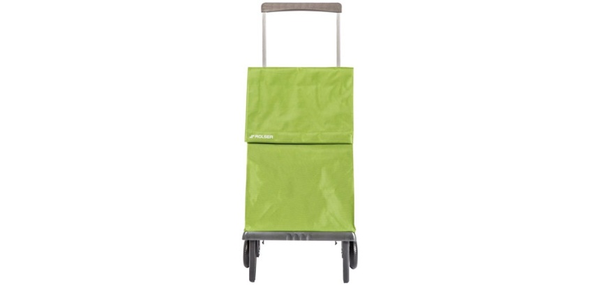 Poussette de marché 2 roues sac pliable Plegamatic MF uni vert pomme