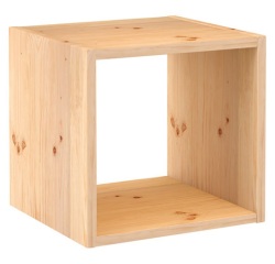 Etagère - cube - 1 case - Dinamic - H : 36.2 cm - P : 33 cm - pin