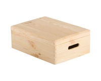Caisse de rangement - avec couvercle - 40x30x14 cm