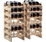 Casier à bouteilles - Merlot - 6 emplacements - H : 25 cm - L : 39 cm - P :