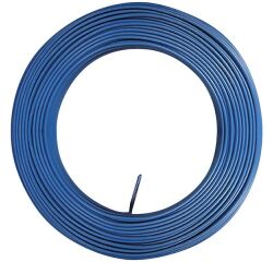 Câble d'installation rigide - H07V-U - 1x2.5mm² - L : 100 m - couronne - bl