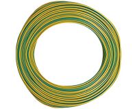 Câble d'installation rigide - H07V-U - 1x2.5mm² - L : 100 m - couronne - ja