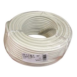 Câble d'installation H05VV-F - 3G2.5mm² -  L : 50 m - couronne - blanc