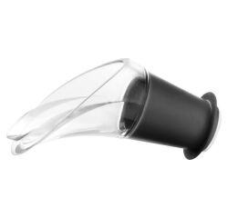 Lot de 2 verseurs anti-goutte Noir - Wine Server Crystal