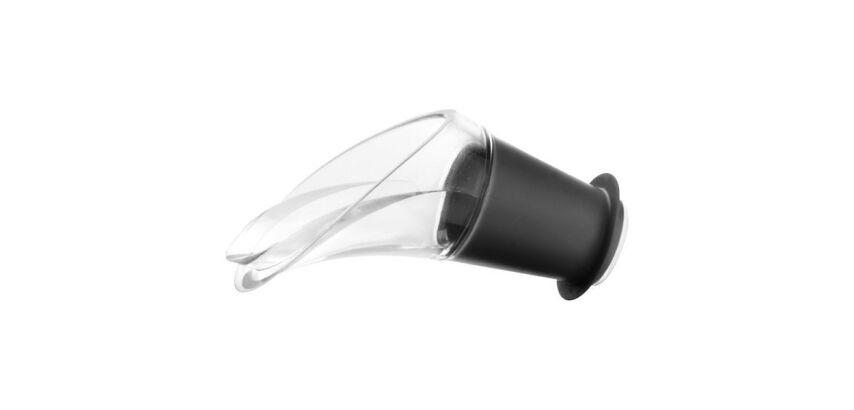 Lot de 2 verseurs anti-goutte Noir - Wine Server Crystal
