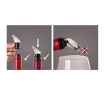 Lot de 2 verseurs anti-goutte Noir - Wine Server Crystal