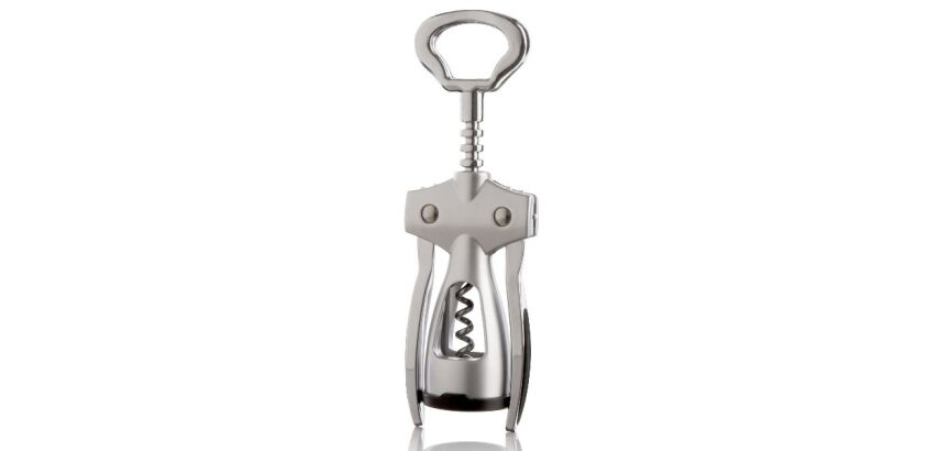 Tire-bouchon à ailettes Argenté - Winged Corkscrew
