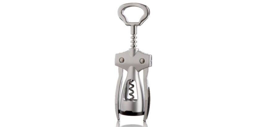 Tire-bouchon à ailettes Argenté - Winged Corkscrew