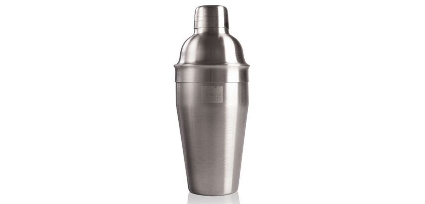 Shaker à cocktail - Acier Brossé