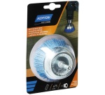 Brosse à godet nylon - bleu - pour perceuse - nettoyage du bois - D : 75 mm
