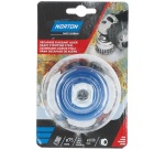 Brosse métallique - coupe torsadé - pour meuleuse d'angle - décapage puissa