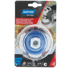 Brosse métallique - coupe torsadé - pour meuleuse d'angle - décapage puissa