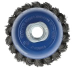 Brosse métallique - coupe torsadé - pour meuleuse d'angle - décapage puissa