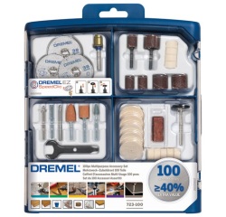 Set d'accessoires - pour outil multi-usages - lot de 100 accessoires
