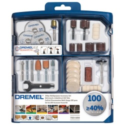 Set d'accessoires - pour outil multi-usages - lot de 100 accessoires