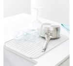 Tapis égouttoir en silicone Gris Clair - Sink Side