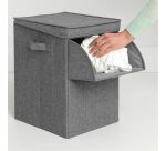 Panier à linge empilable 35 L - Pepper Black