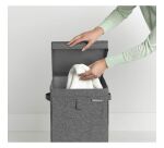 Panier à linge empilable 35 L - Pepper Black