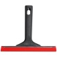 Grattoir-raclette - gratte-vitre - 2 en 1 - lame 17.5 cm - noir/rouge - GSB