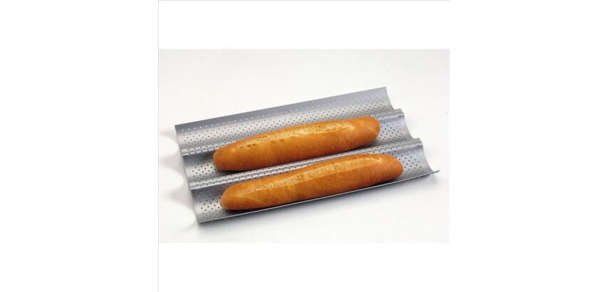 Moule 3 baguettes revêtu 38 cm - Silver Top