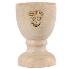 Coquetier bois - Smiley