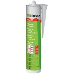 Mastic de fixation Silicone Bâtiment FA107 Illbruck - Cartouche de 300 ml, blanc