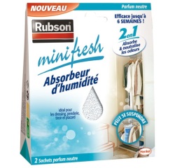 Absorbeur odeur minifresh neutre de 50 g - lot de 2