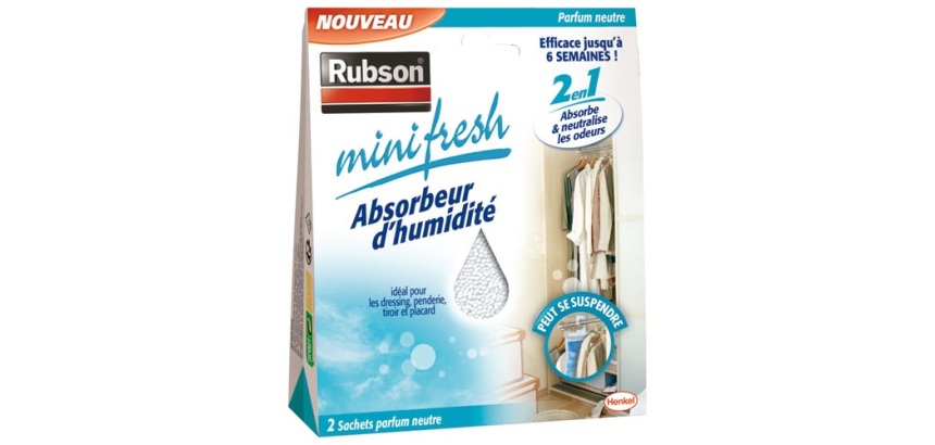 Absorbeur odeur minifresh neutre de 50 g - lot de 2