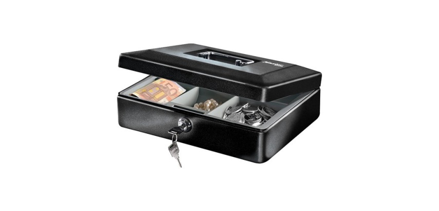 Caisse à monnaie CB-10ML - avec plateau - format S