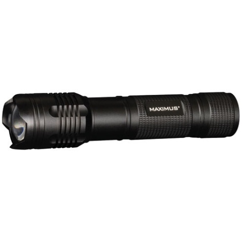 Lampe torche 535 lm - 5W - fonction focus/ stroboscope - IP20 - noir