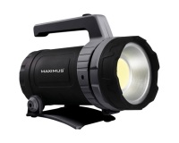 Lampe projecteur - 500 lm - 10W - rechargeable - noir/gris