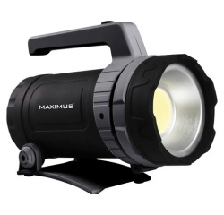 Lampe projecteur - 500 lm - 10W - rechargeable - noir/gris