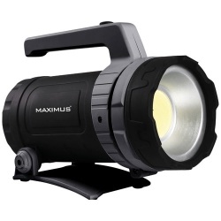 Lampe projecteur - 500 lm - 10W - rechargeable - noir/gris